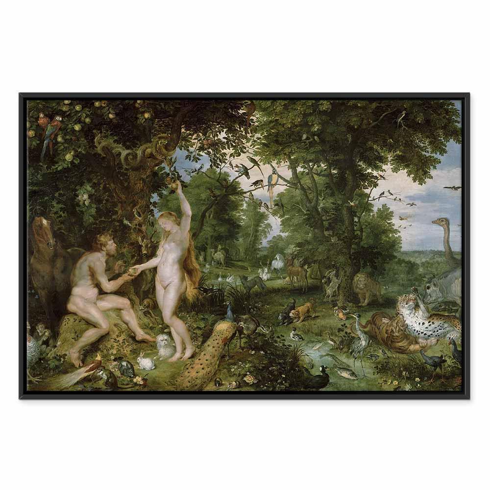 Leinwandbild - Peter Paul Rubens – The Garden of Eden with the Fall of Man
