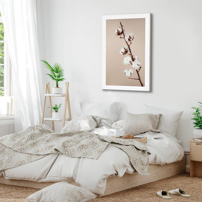 Leinwandbild - Softness of Cotton (1 Part) Vertical