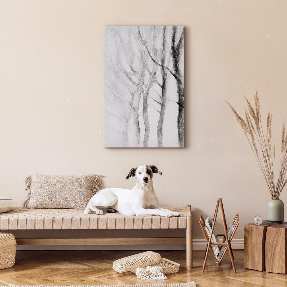 Leinwandbild - Way to Nature (1 Part) Vertical