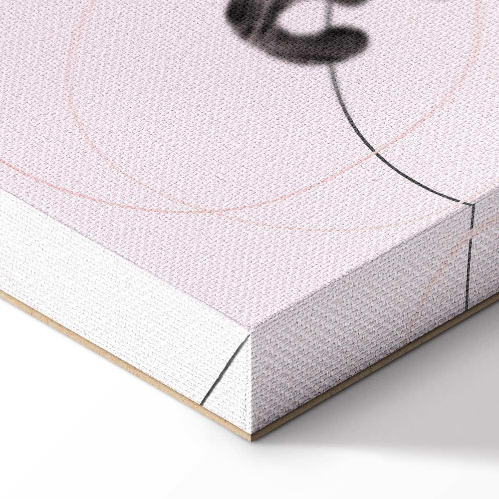 Leinwandbild - Liquid Lips (1 Part) Vertical