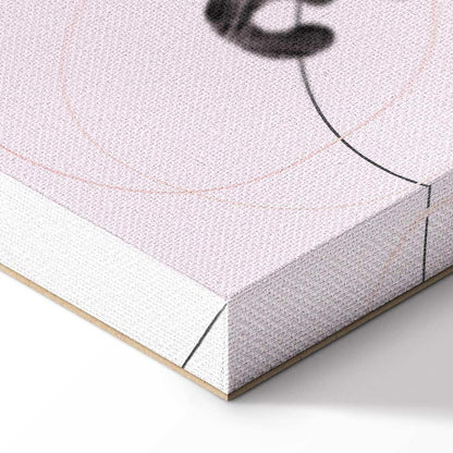 Leinwandbild - Liquid Lips (1 Part) Vertical