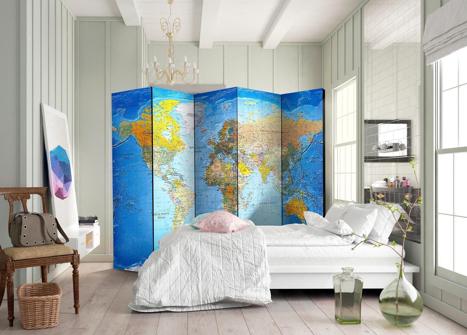 Paravent - World Classic Map Artgeist