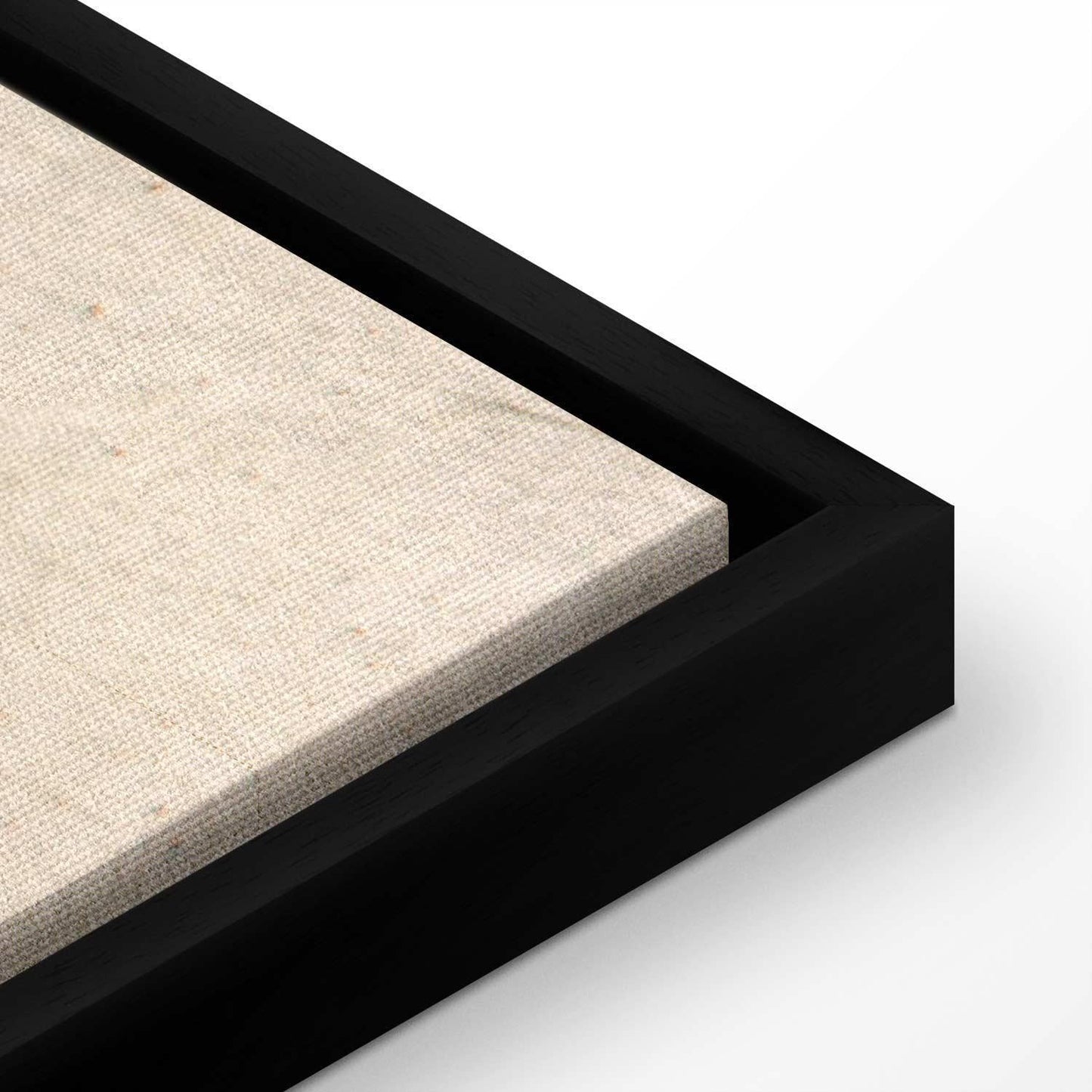 Leinwandbild - World Map: Beige Chic Artgeist