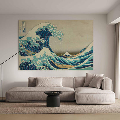 Wandbild XXL - Hokusai Katsushika – The Great Wave off Kanagawa