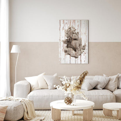 Leinwandbild - Pensive Cupid (1 Part) Vertical