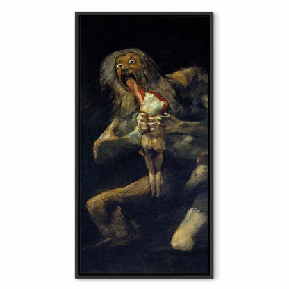 Leinwandbild - Francisco Goya – Saturn Devouring His Son