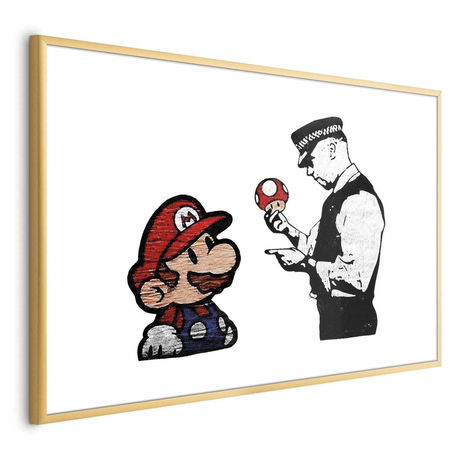 Poster - Banksy: Mushroom Picker Artgeist