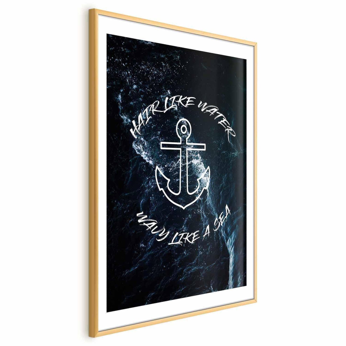 Poster - Hair Like Water, Wavy Like the Sea Artgeist