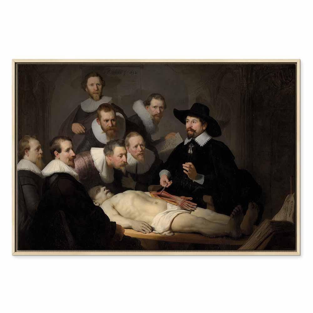 Leinwandbild Rembrandt Anatomie-Lektion – Barockes Meisterwerk