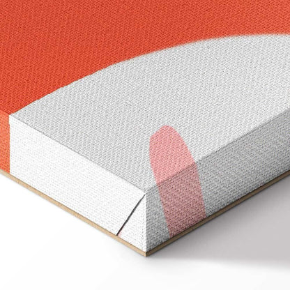 Leinwandbild - Exotic Wings - Parrot Among Abstract Leaf Patterns