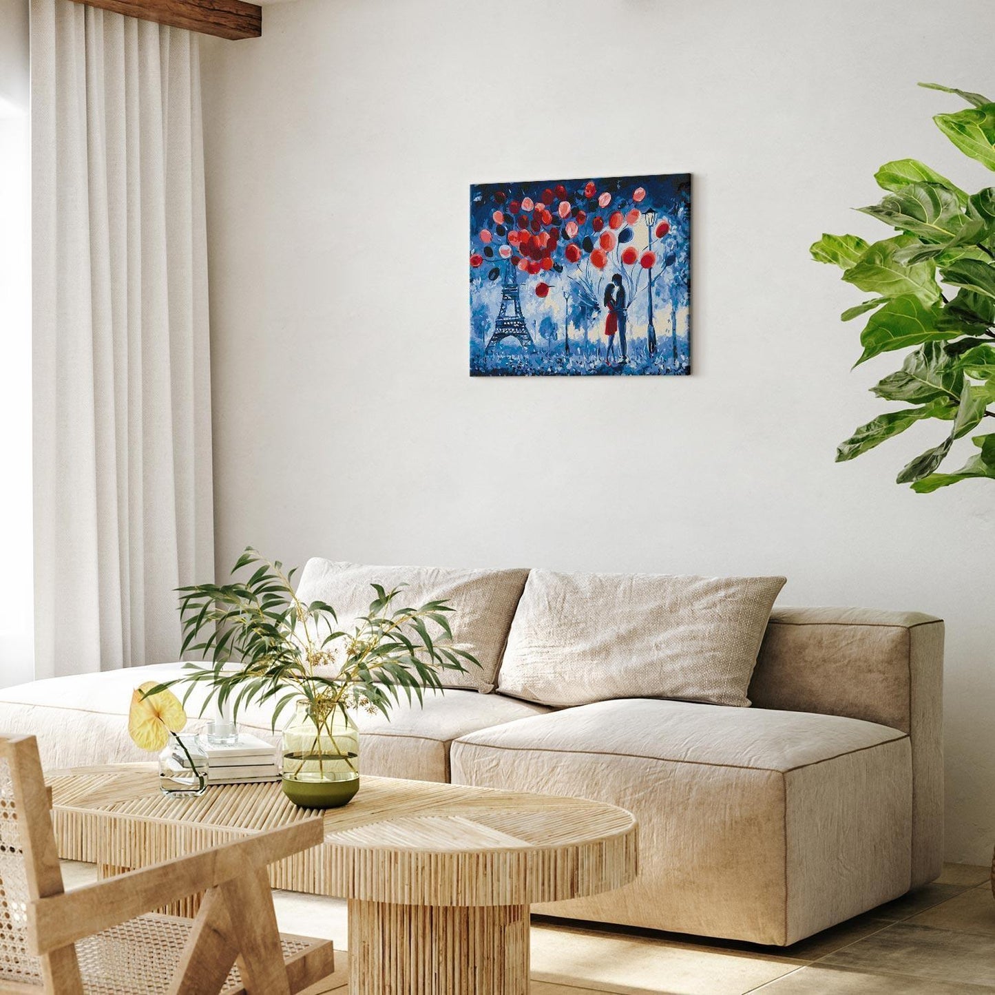 Malen nach Zahlen - Night in Paris