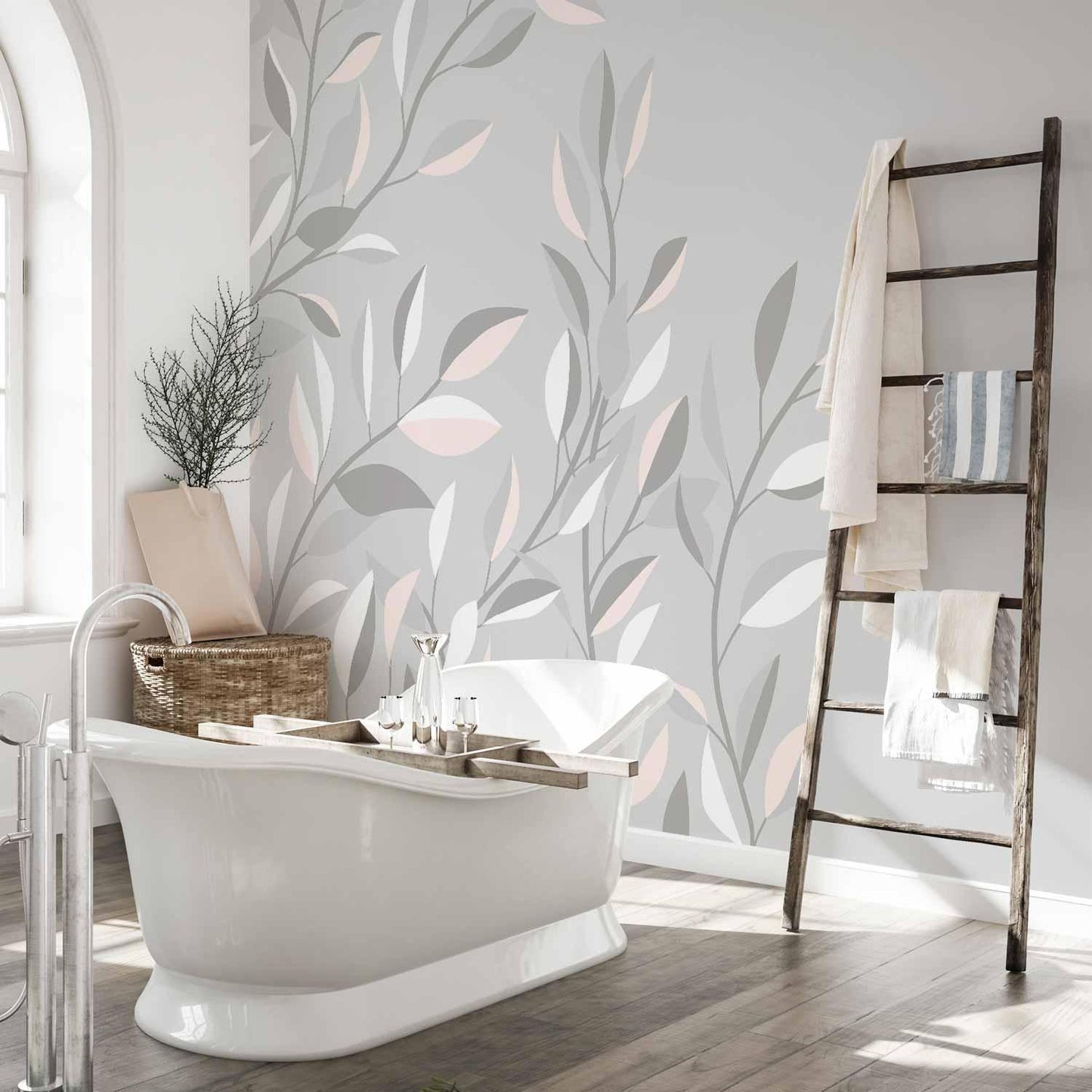 Fototapete - Climbing Leaves - Second Variant