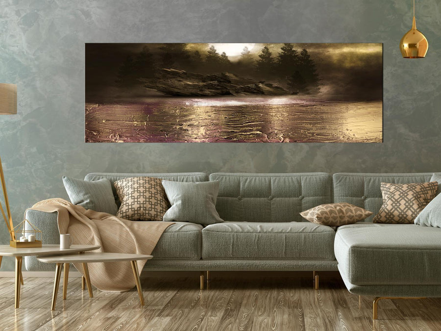 Wandbild Contemplation – Moderne Kunst auf schmaler Leinwand sawelt.eu
