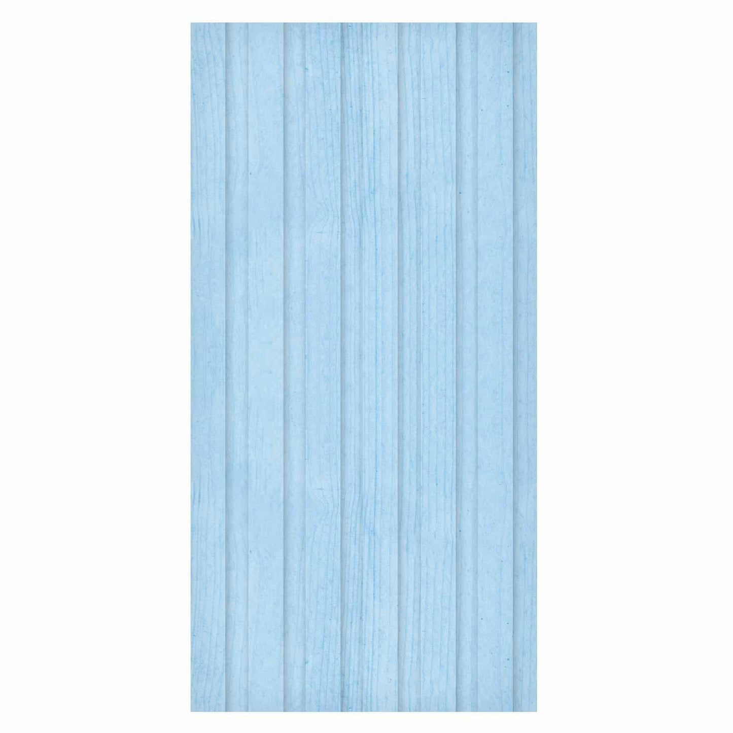 Tapete - Blue Panels - Wooden planks in a pastel blue shade