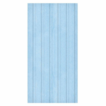 Tapete - Blue Panels - Wooden planks in a pastel blue shade