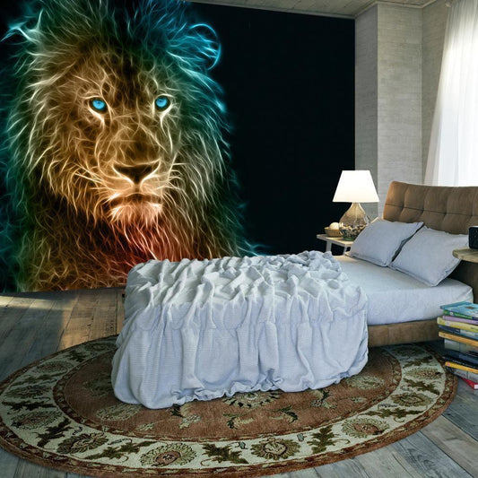 Fototapete - Abstract lion Artgeist