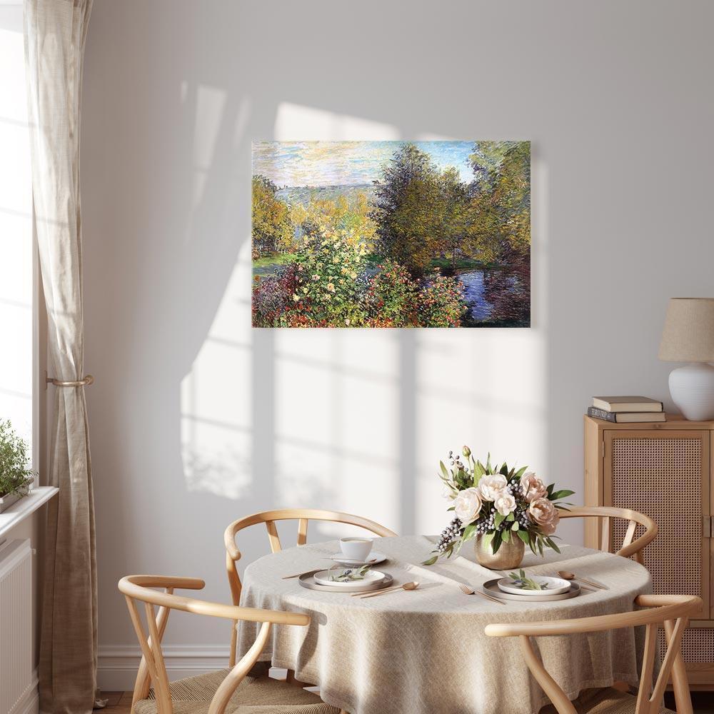 Leinwandbild - Claude Monet – Garden at Montgeron (detail)