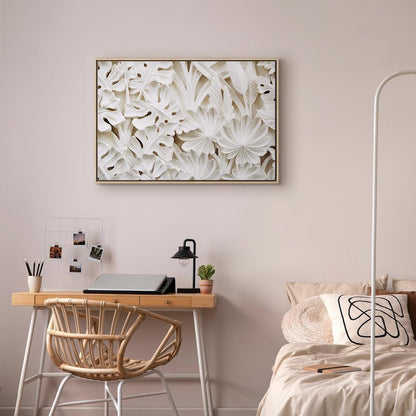 Leinwandbild - Ceramic Leaves (1 Part) Wide