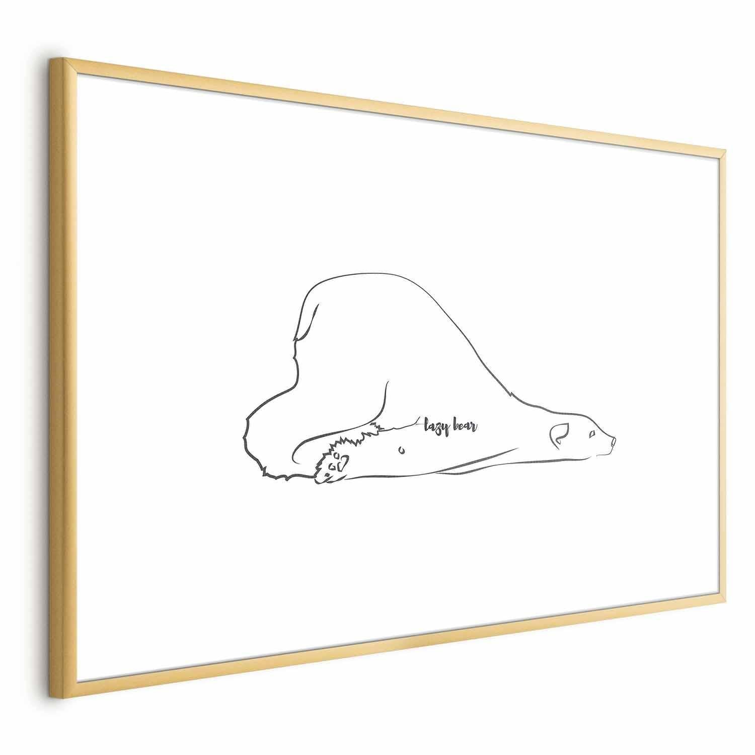 Poster - Lazy Bear Artgeist