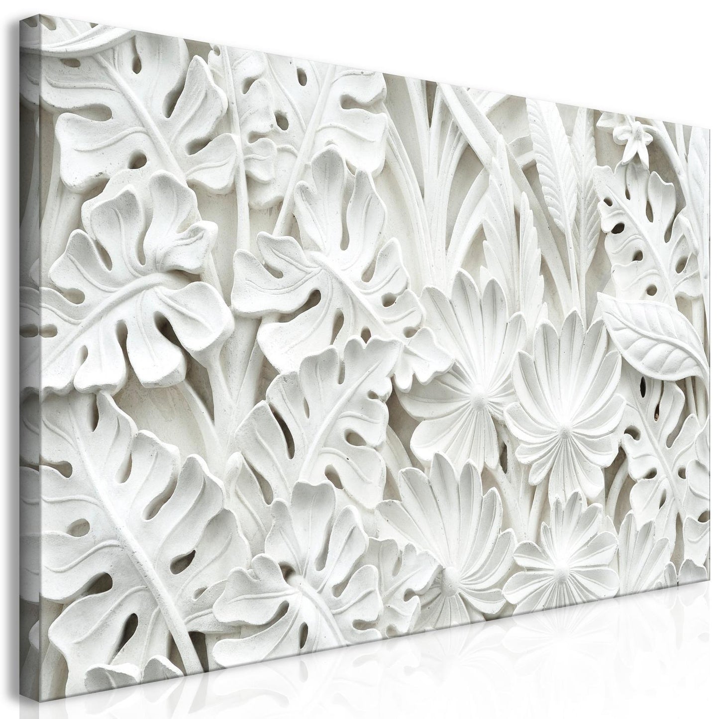 Wandbild Alabaster Garden – Elegantes Blumenmotiv in zarten Farben