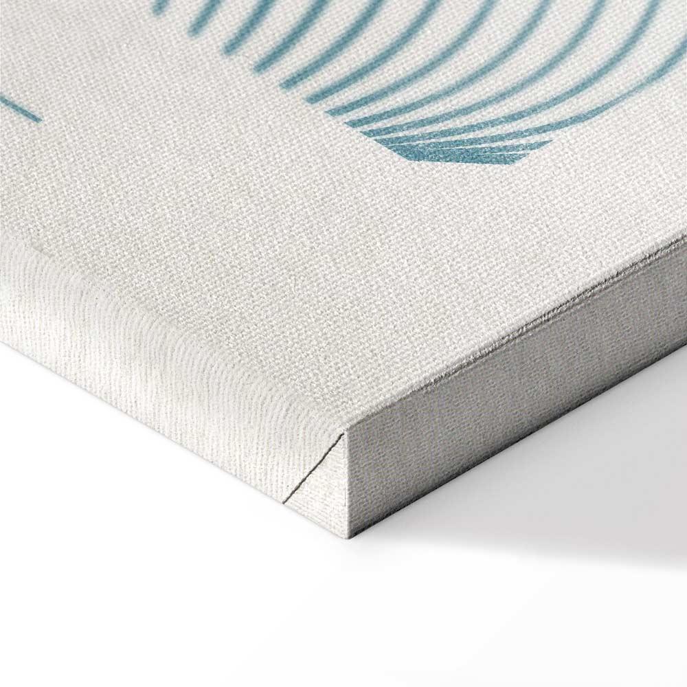 Leinwandbild - Simple Blue (1 Part) Vertical