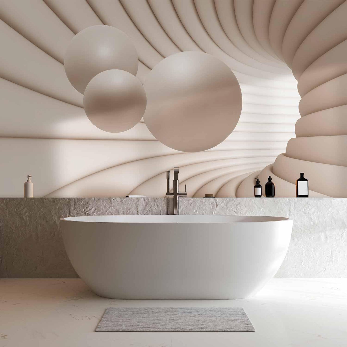 Fototapete - Balls in the Tunnel