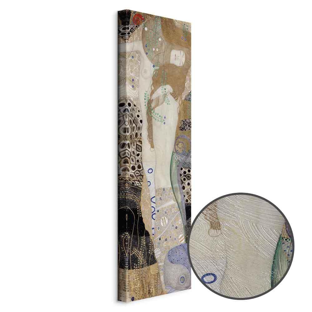 Leinwandbild - Gustav Klimt – Water Serpents