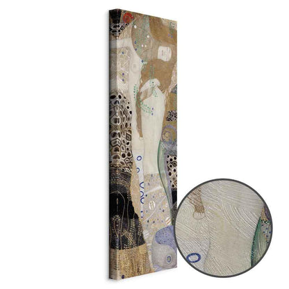 Leinwandbild - Gustav Klimt – Water Serpents