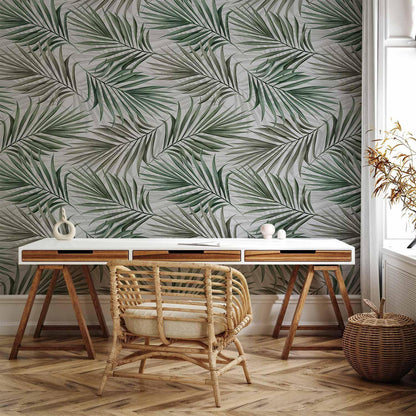 Fototapete - Leaf Chasing - Third Variant