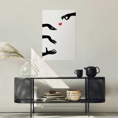 Poster Flick Switch – Pop-Art Design mit Retro-Charme