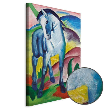 Leinwandbild - Franz Marc – Blue Horse