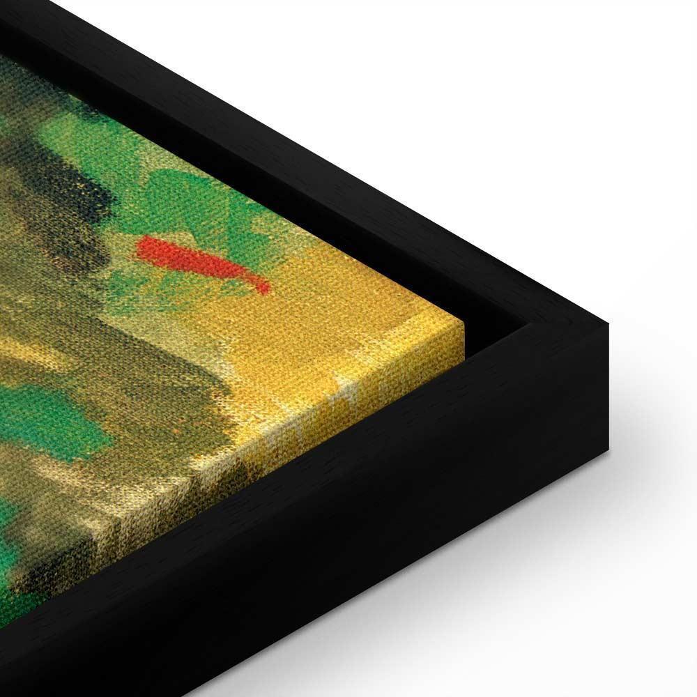 Leinwandbild - August Macke – Spaziergänger am See