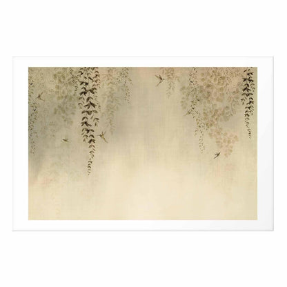 Poster - Beige Hummingbirds