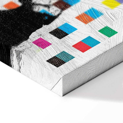 Leinwandbild - Banksy The Thinker Monkey