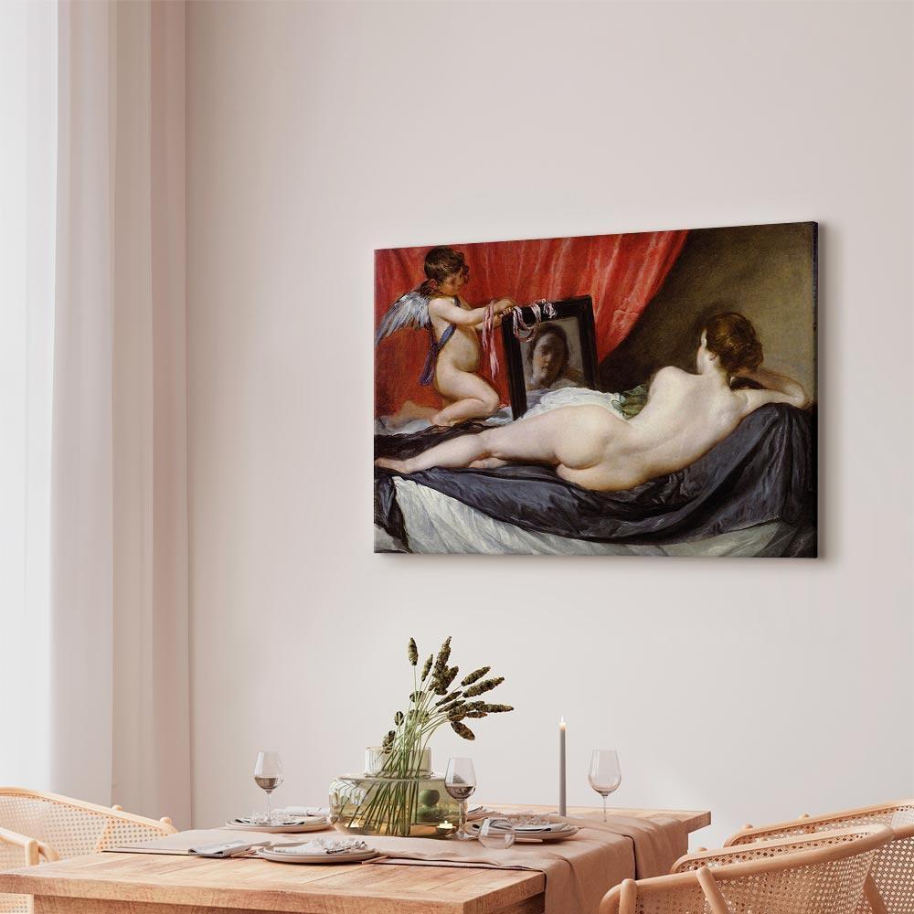 Leinwandbild - Diego Velázquez – The Rokeby Venus