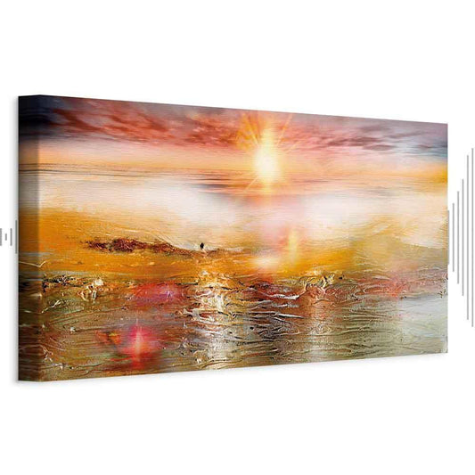 Leinwandbild - Orange Sea