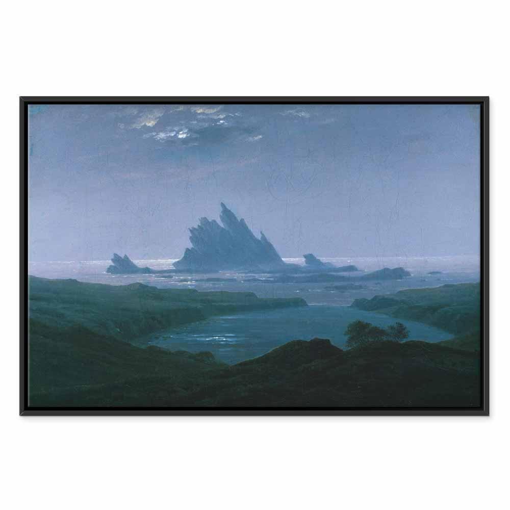 Leinwandbild - Caspar David Friedrich – Cliff reef on the beach