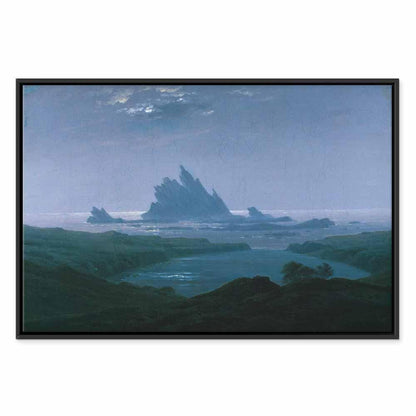 Leinwandbild - Caspar David Friedrich – Cliff reef on the beach