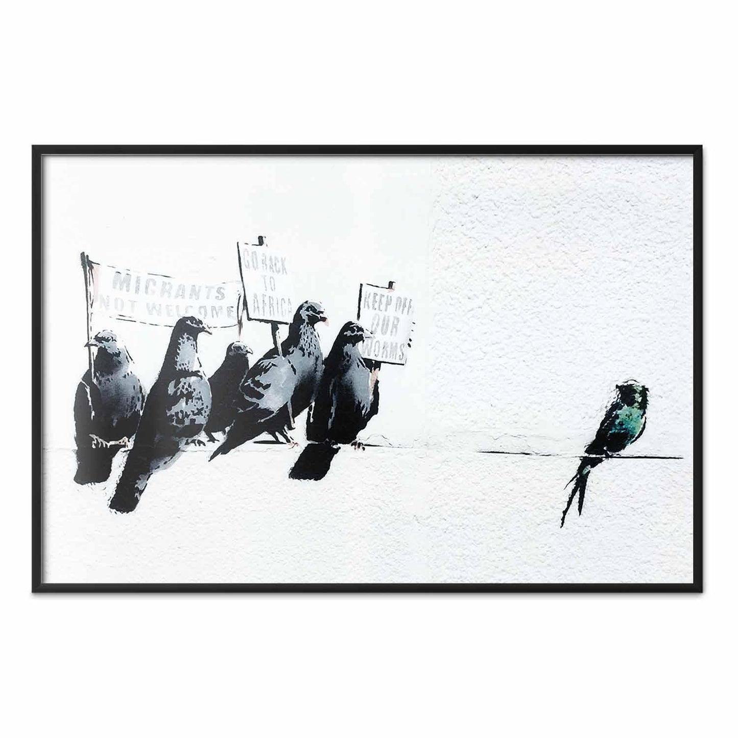 Poster - Xenophobic Pigeons