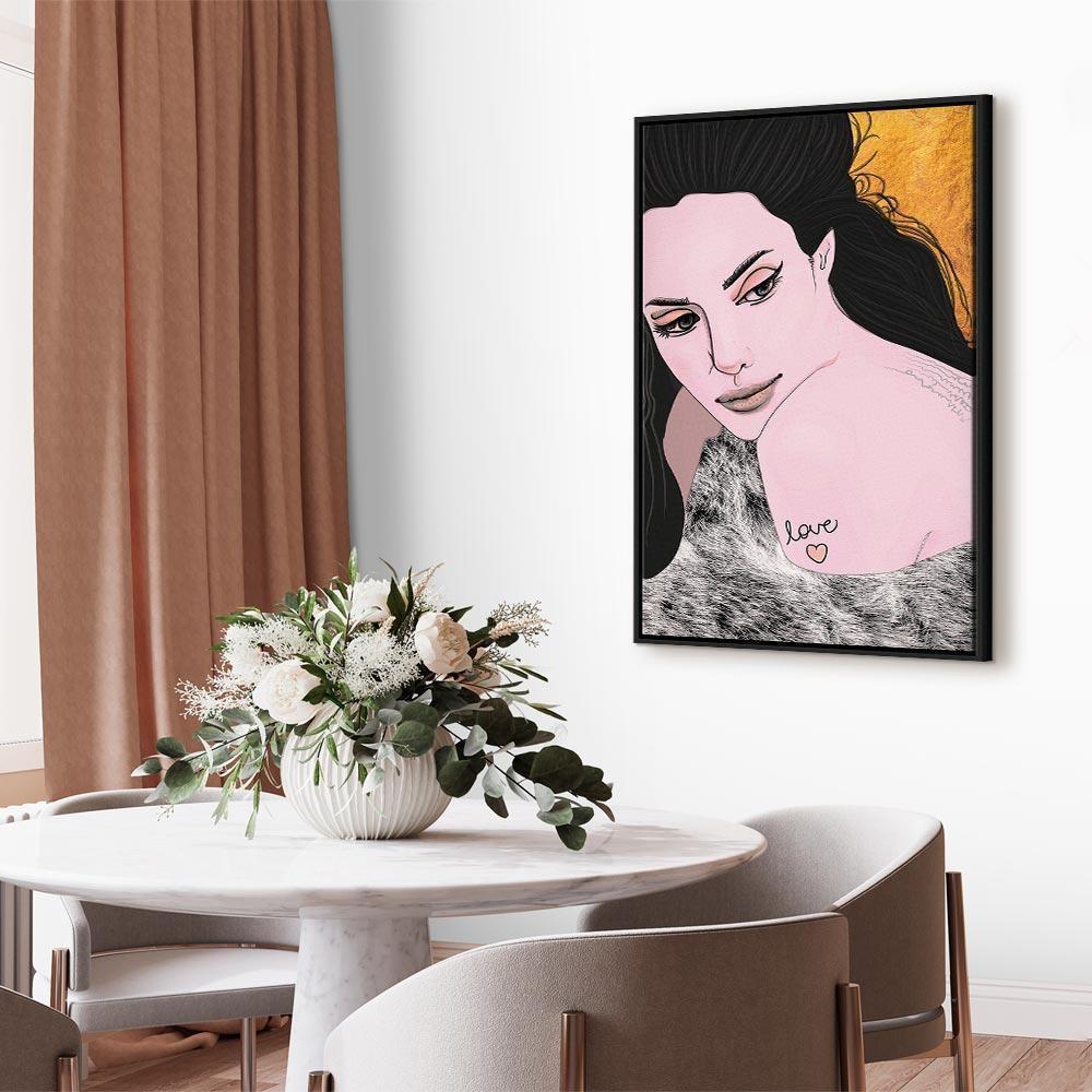 Leinwandbild - Sensual and Love (1 Part) Vertical