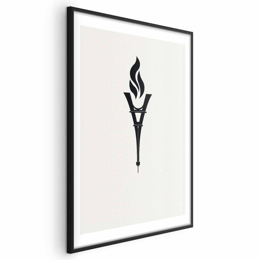 Poster - Torch Shaped Like the Eiffel Tower Artgeist