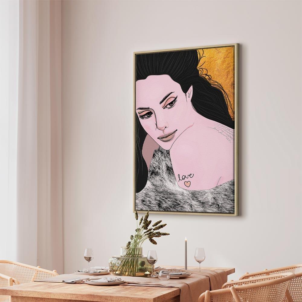 Leinwandbild - Sensual and Love (1 Part) Vertical