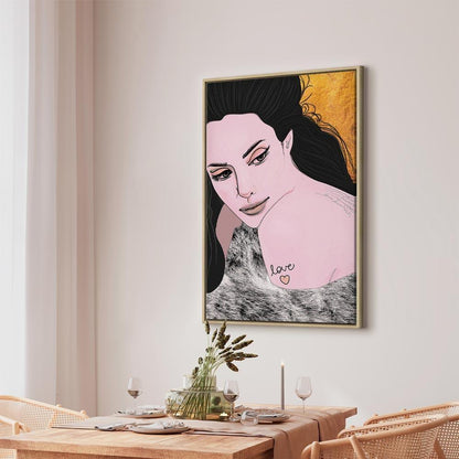 Leinwandbild - Sensual and Love (1 Part) Vertical