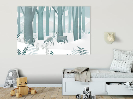 Leinwandbild - Fairy-Tale Forest (1 Part) Vertical - First Variant Artgeist