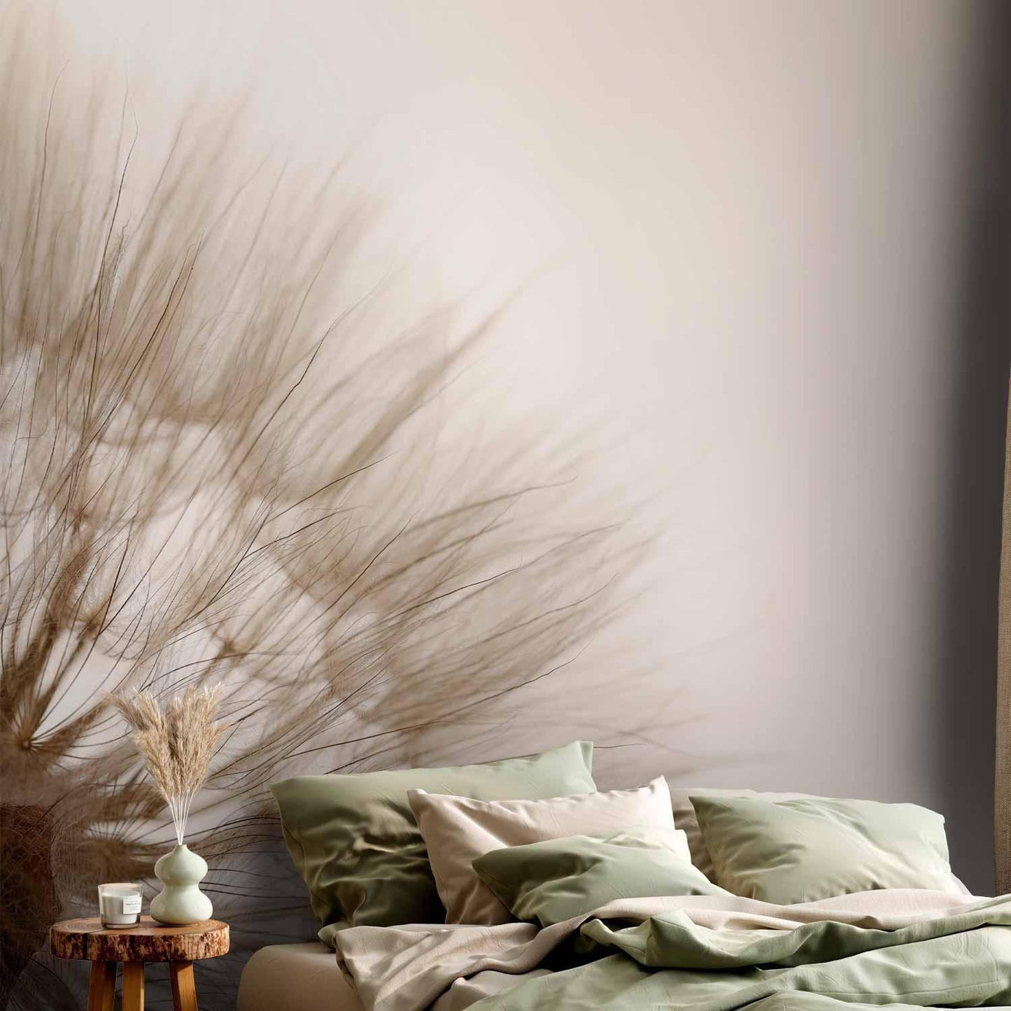 Fototapete - Nature close-up - close-up motif of a blowfly flower in sepia