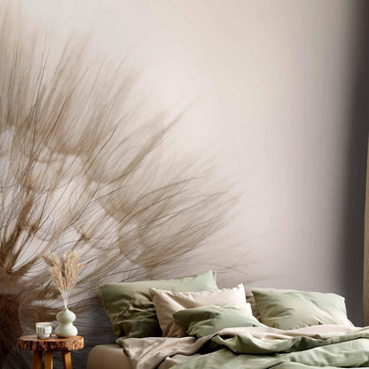 Fototapete - Nature close-up - close-up motif of a blowfly flower in sepia