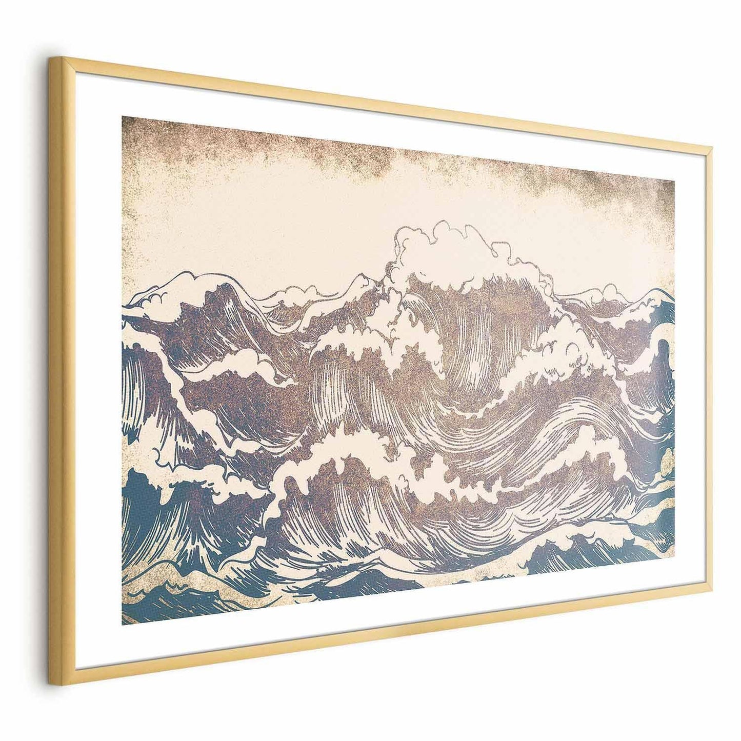 Wanddekobild mit Meer und Wellen – Energie der Natur