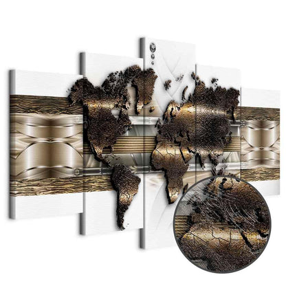 Leinwandbild - Metalic World