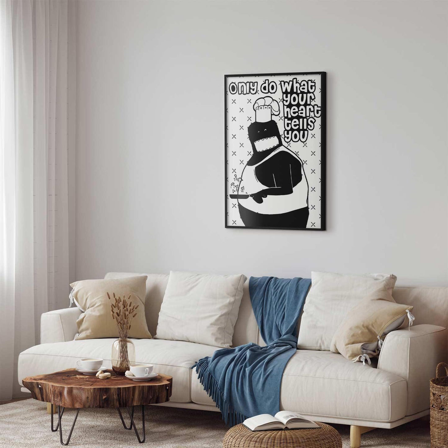 Poster - Only Do What Your Heart Tells You Artgeist