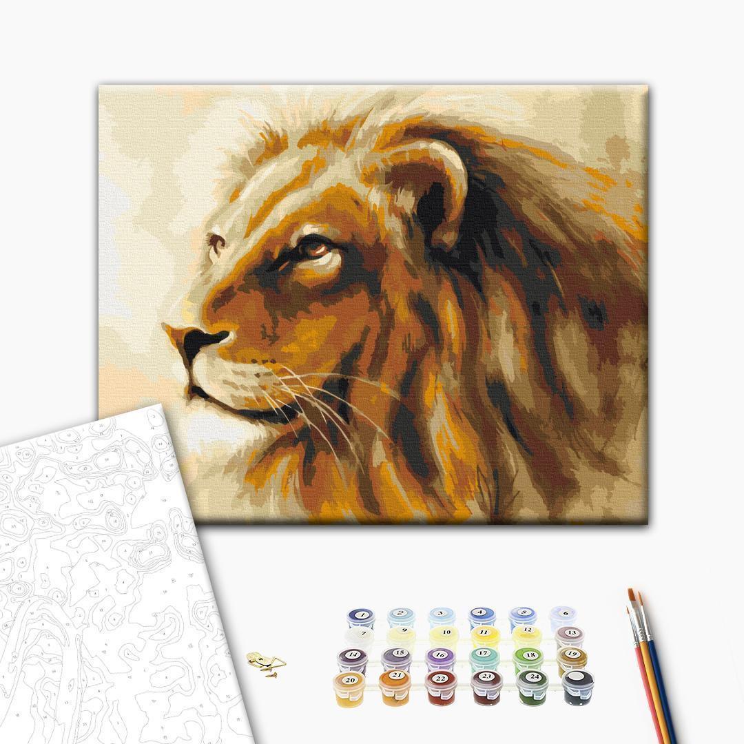 Malen nach Zahlen - Lion King